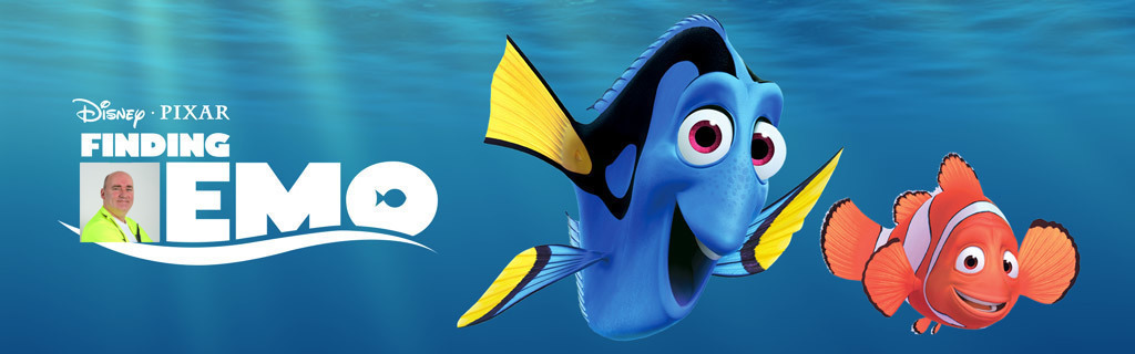 plaatje met de tekst finding emo als verwijzing naar finding nemo
