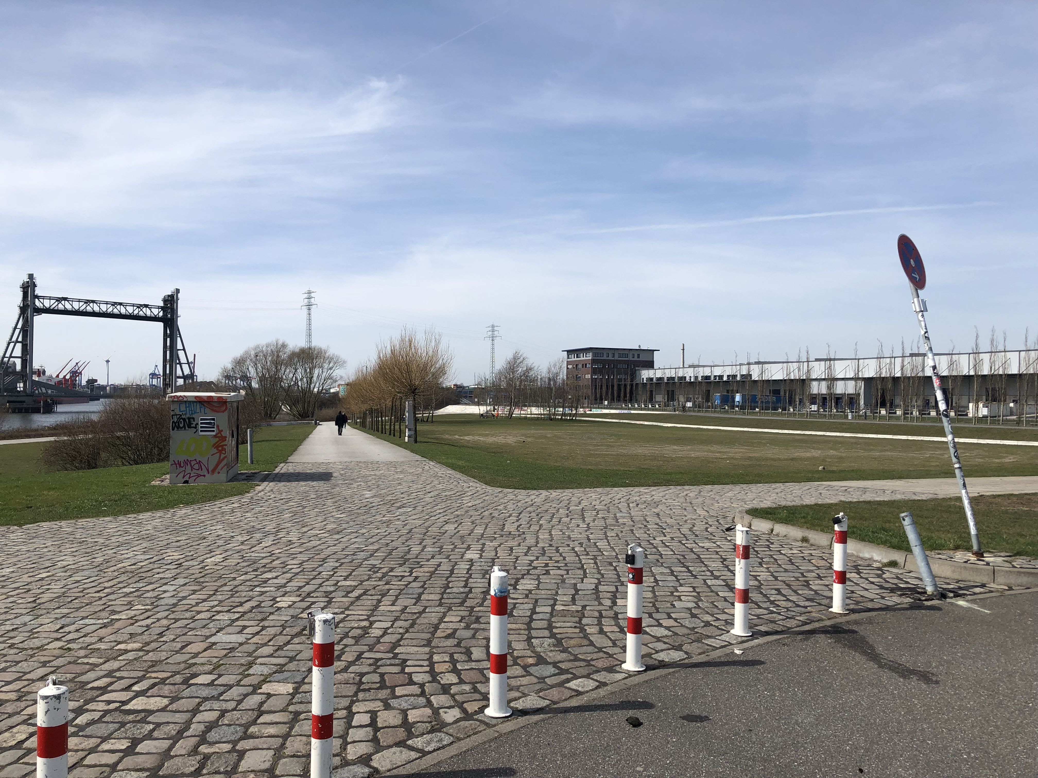foto van het lege startterrein